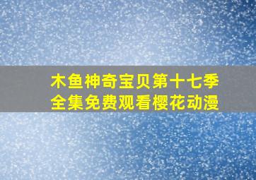 木鱼神奇宝贝第十七季全集免费观看樱花动漫