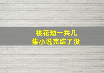 桃花劫一共几集小说完结了没