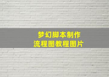 梦幻脚本制作流程图教程图片