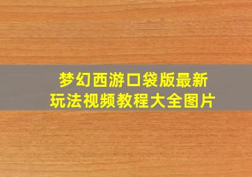 梦幻西游口袋版最新玩法视频教程大全图片