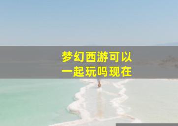 梦幻西游可以一起玩吗现在