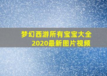 梦幻西游所有宝宝大全2020最新图片视频