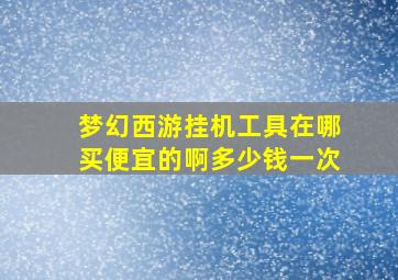 梦幻西游挂机工具在哪买便宜的啊多少钱一次