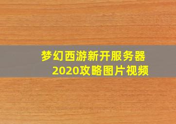 梦幻西游新开服务器2020攻略图片视频