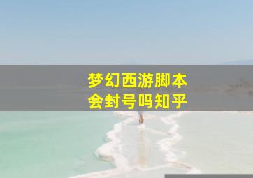 梦幻西游脚本会封号吗知乎