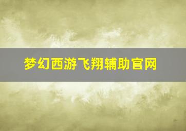 梦幻西游飞翔辅助官网