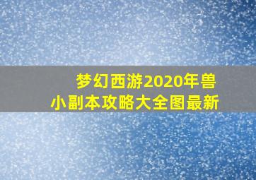 梦幻西游2020年兽小副本攻略大全图最新