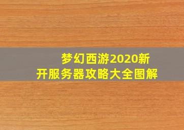 梦幻西游2020新开服务器攻略大全图解