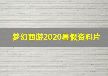 梦幻西游2020暑假资料片