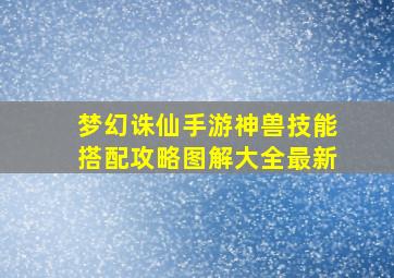 梦幻诛仙手游神兽技能搭配攻略图解大全最新