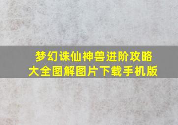 梦幻诛仙神兽进阶攻略大全图解图片下载手机版