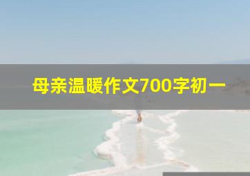 母亲温暖作文700字初一