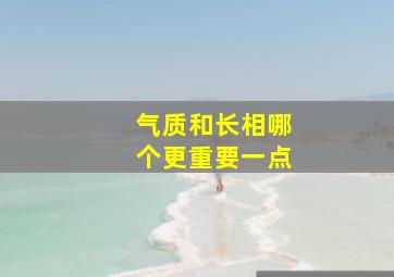 气质和长相哪个更重要一点