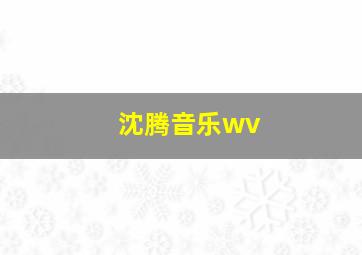 沈腾音乐wv