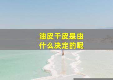 油皮干皮是由什么决定的呢