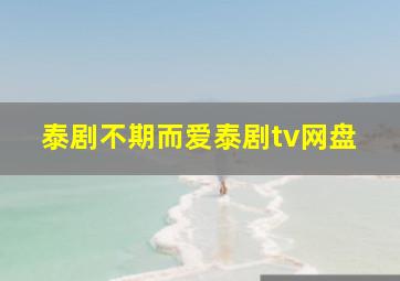 泰剧不期而爱泰剧tv网盘