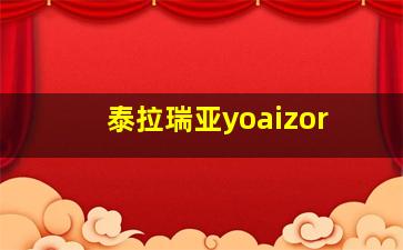 泰拉瑞亚yoaizor