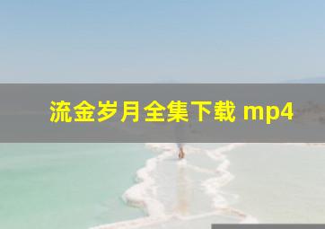 流金岁月全集下载 mp4