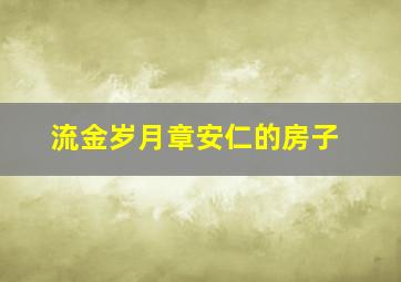 流金岁月章安仁的房子