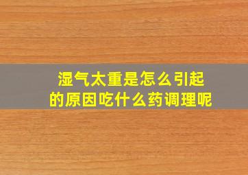 湿气太重是怎么引起的原因吃什么药调理呢