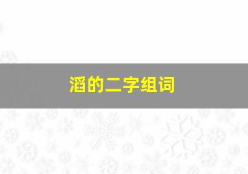 滔的二字组词