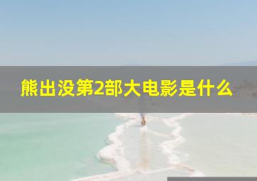 熊出没第2部大电影是什么