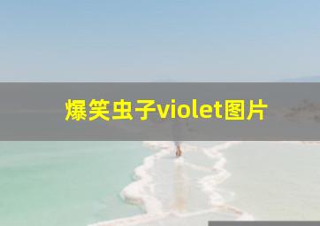 爆笑虫子violet图片