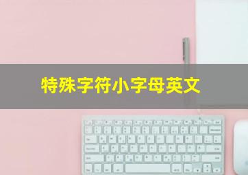 特殊字符小字母英文