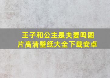 王子和公主是夫妻吗图片高清壁纸大全下载安卓