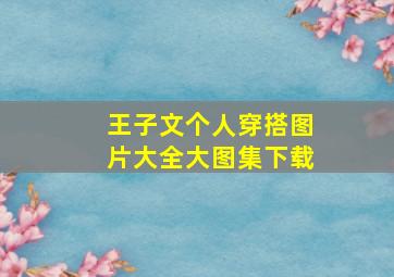 王子文个人穿搭图片大全大图集下载