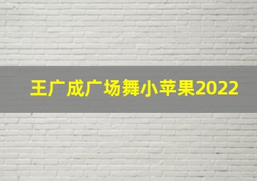 王广成广场舞小苹果2022