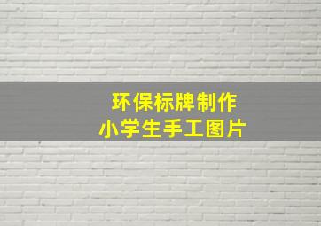 环保标牌制作小学生手工图片