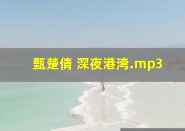 甄楚倩 深夜港湾.mp3