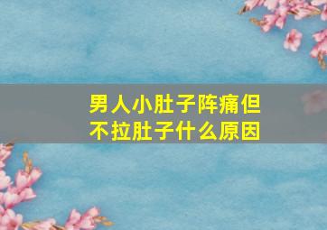 男人小肚子阵痛但不拉肚子什么原因