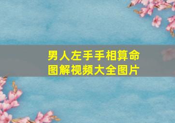 男人左手手相算命图解视频大全图片