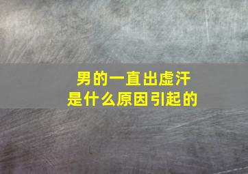 男的一直出虚汗是什么原因引起的