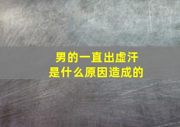 男的一直出虚汗是什么原因造成的