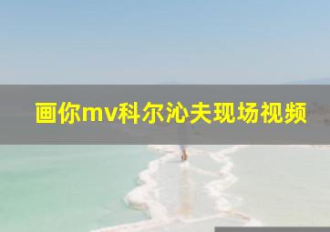 画你mv科尔沁夫现场视频