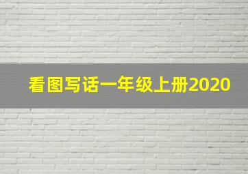 看图写话一年级上册2020