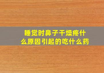 睡觉时鼻子干燥疼什么原因引起的吃什么药