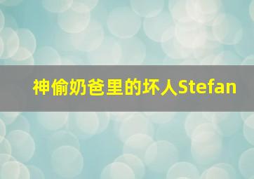 神偷奶爸里的坏人Stefan