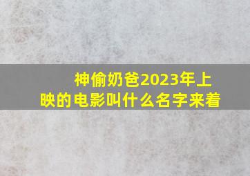 神偷奶爸2023年上映的电影叫什么名字来着