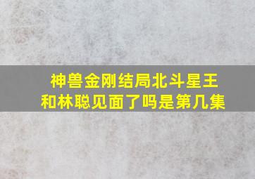 神兽金刚结局北斗星王和林聪见面了吗是第几集