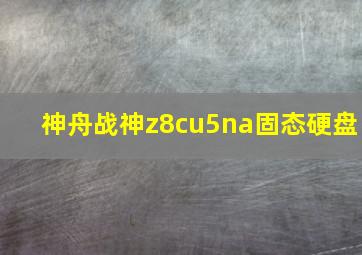 神舟战神z8cu5na固态硬盘