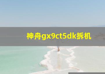 神舟gx9ct5dk拆机