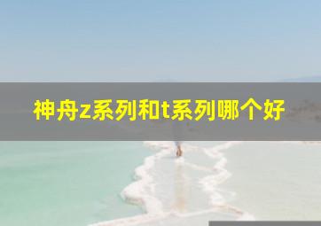 神舟z系列和t系列哪个好