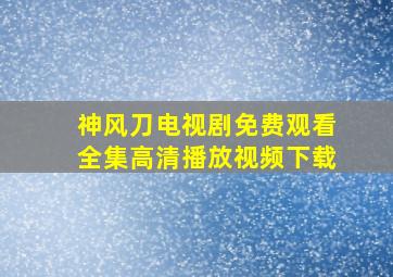 神风刀电视剧免费观看全集高清播放视频下载