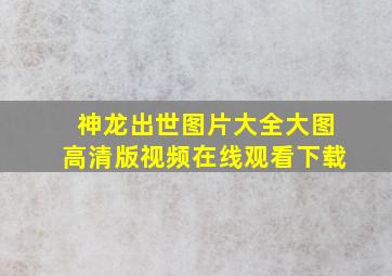 神龙出世图片大全大图高清版视频在线观看下载