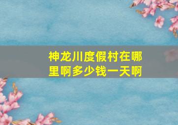 神龙川度假村在哪里啊多少钱一天啊