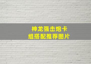 神龙强击炮卡组搭配推荐图片